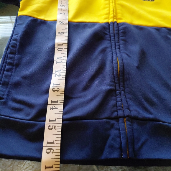 Adidas Toddler Boys Gold/ Navy Blue Track Jacket Size 4 - Picture 10 of 10